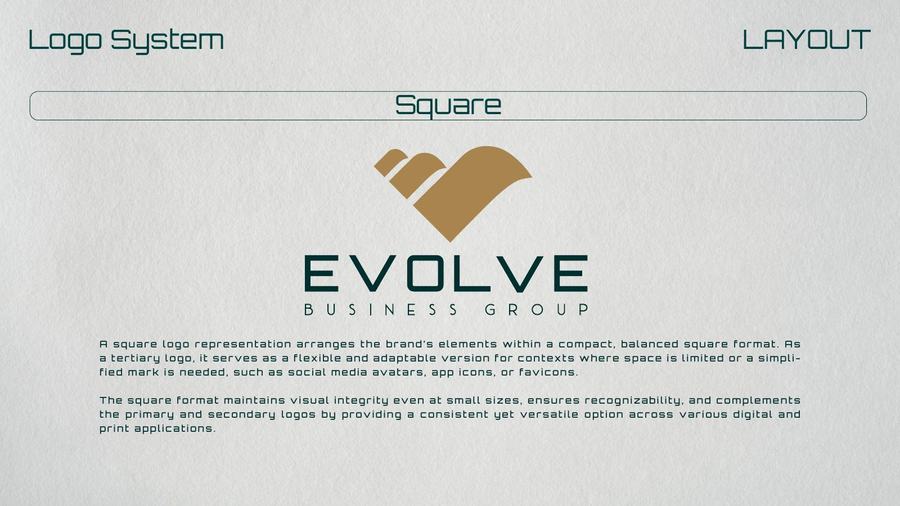 Evolve brand book page 20