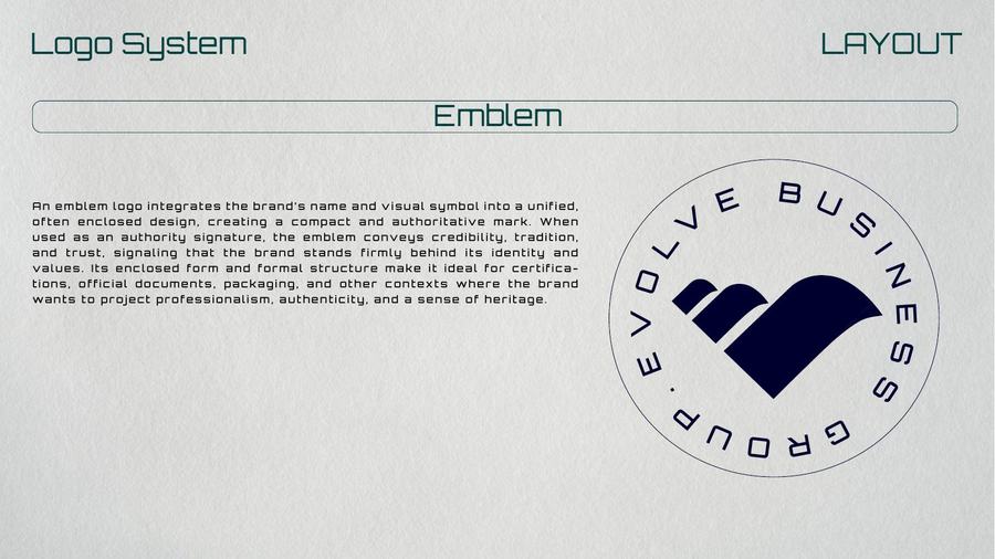 Evolve brand book page 21